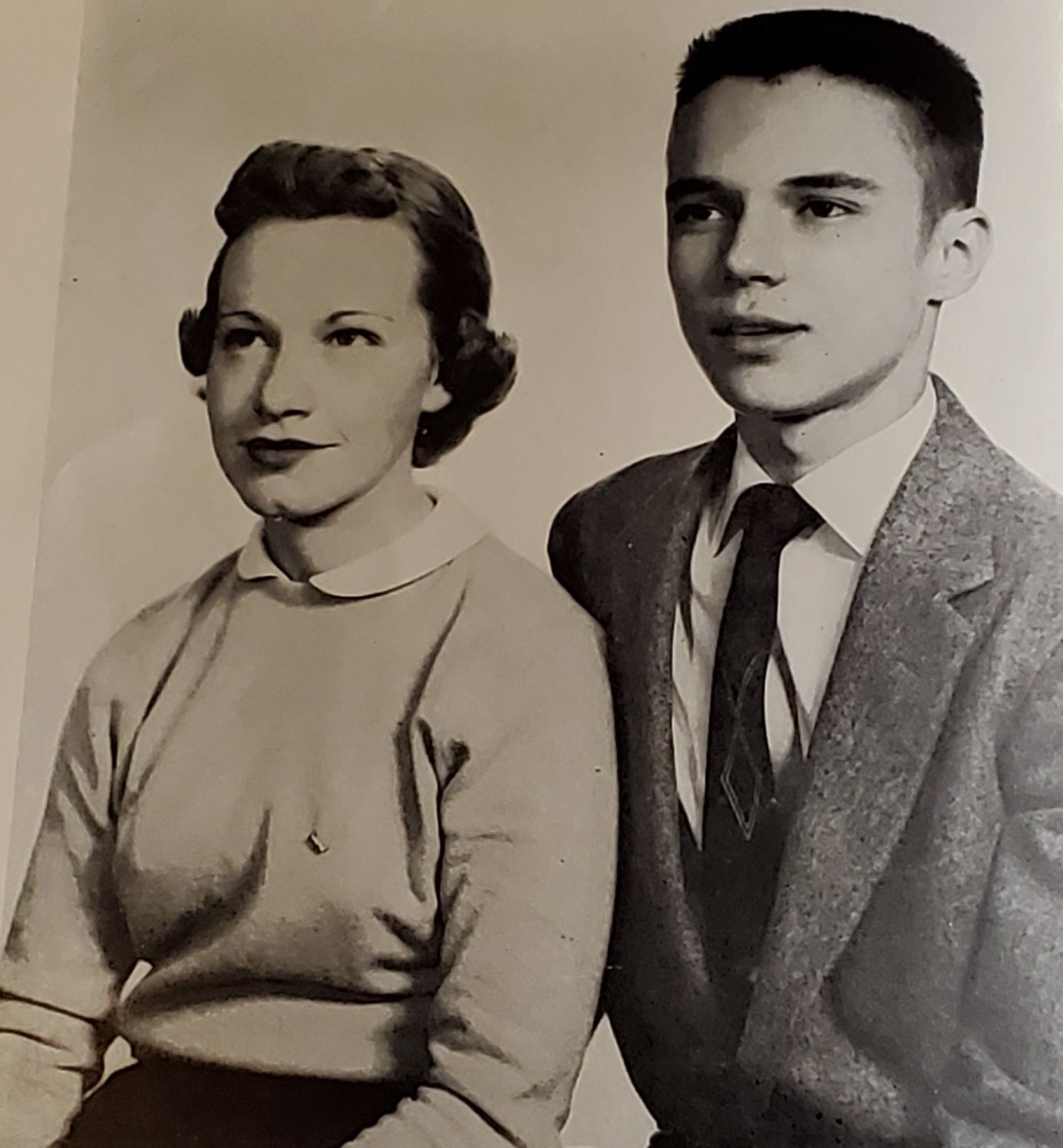 Sue Russell - Clipper Traver 1956 prom king and queen